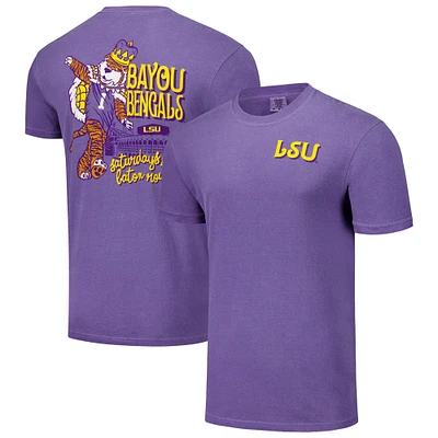 T-shirt unisexe violet LSU Tigers Hyper Local Mardi mascotte