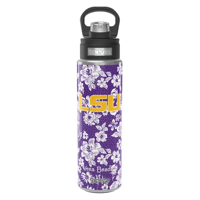 LSU Tigers Vera Bradley x Tervis 24oz. Wide Mouth Bottle with Deluxe Lid