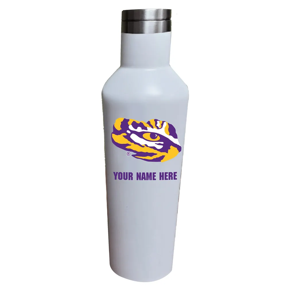 Lids LSU Tigers 17oz. Personalized Infinity Stainless Steel Water Bottle -  White