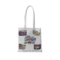 Sac fourre-tout blanc Laura Wilcox Designs des Tigers de LSU