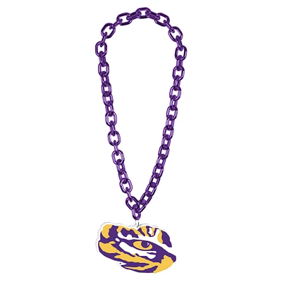 Collier avec logo à grande chaîne WinCraft LSU Tigers