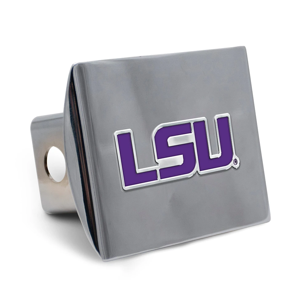 WinCraft LSU Tigers Premium Metal Hitch Cover