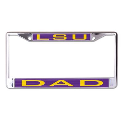 WinCraft LSU Tigers S/L Dad License Plate Frame