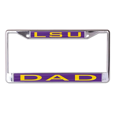 WinCraft LSU Tigers S/L Dad License Plate Frame