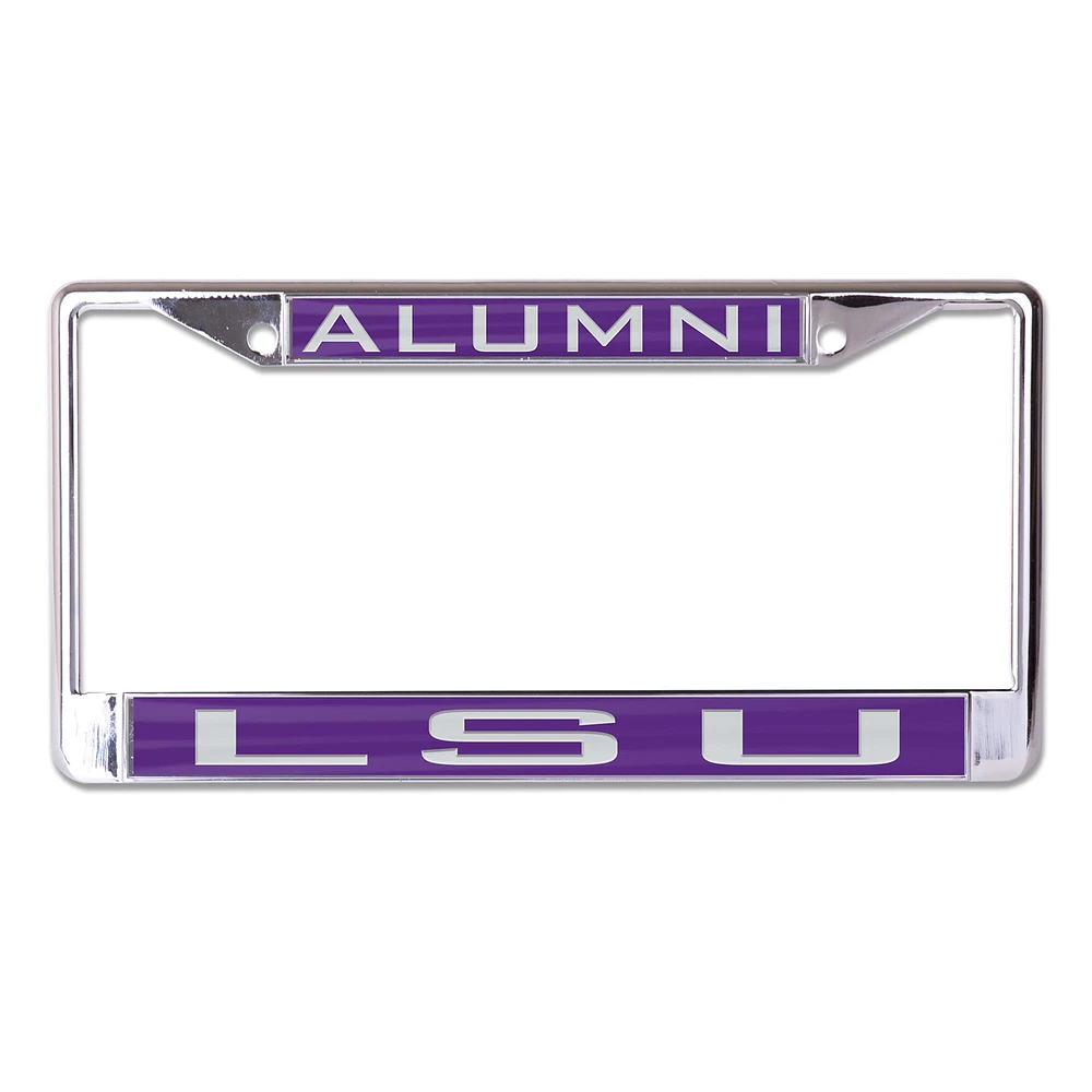 Cadre de plaque d'immatriculation WinCraft LSU Tigers S/L School Alumni