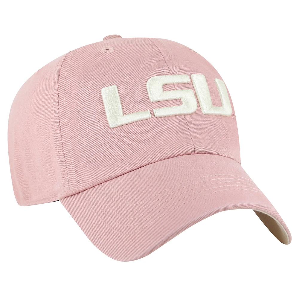 Casquette ajustable Dusty Miata Clean Up rose clair pour femme LSU Tigers '47