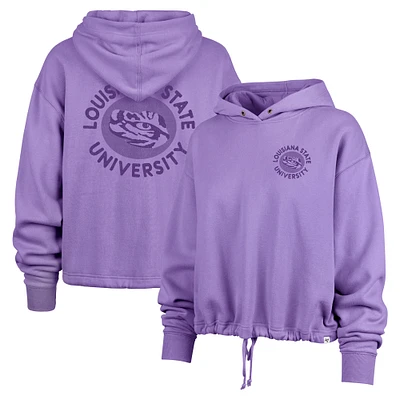 Women's '47  Purple LSU Tigers Luminance Dot Venice Pullover Hoodie