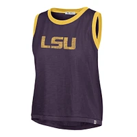 Débardeur violet Premier Ringer LSU Tigers '47 pour femme
