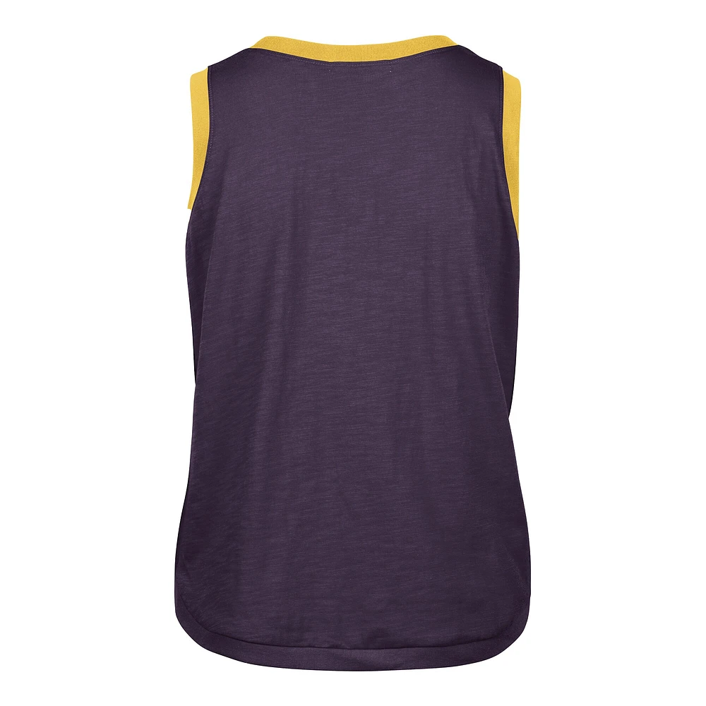 Débardeur violet Premier Ringer LSU Tigers '47 pour femme