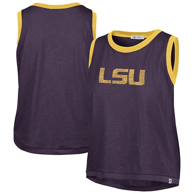 Débardeur violet Premier Ringer LSU Tigers '47 pour femme