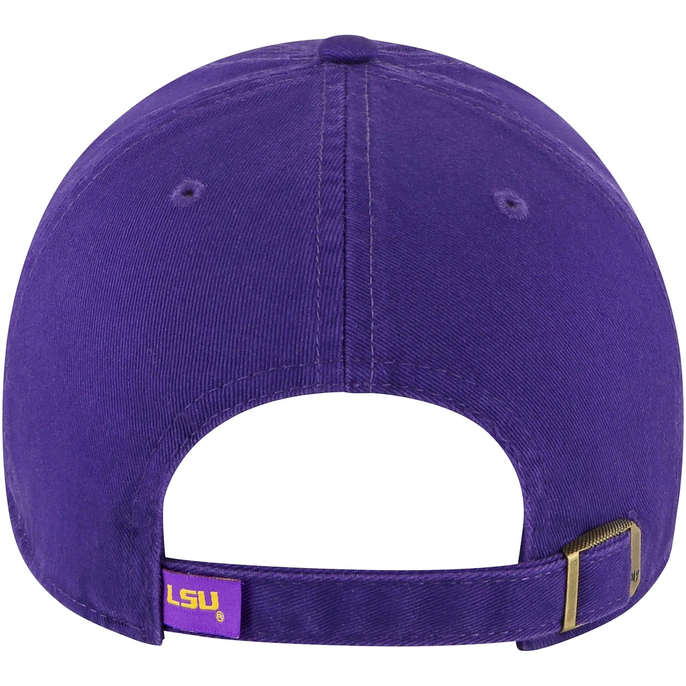 Casquette réglable '47 Purple LSU Tigers Sidney Clean Up pour femmes