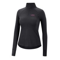 Women's Colosseum Black LSU Tigers Core Quinn Raglan Quarter-Zip Top