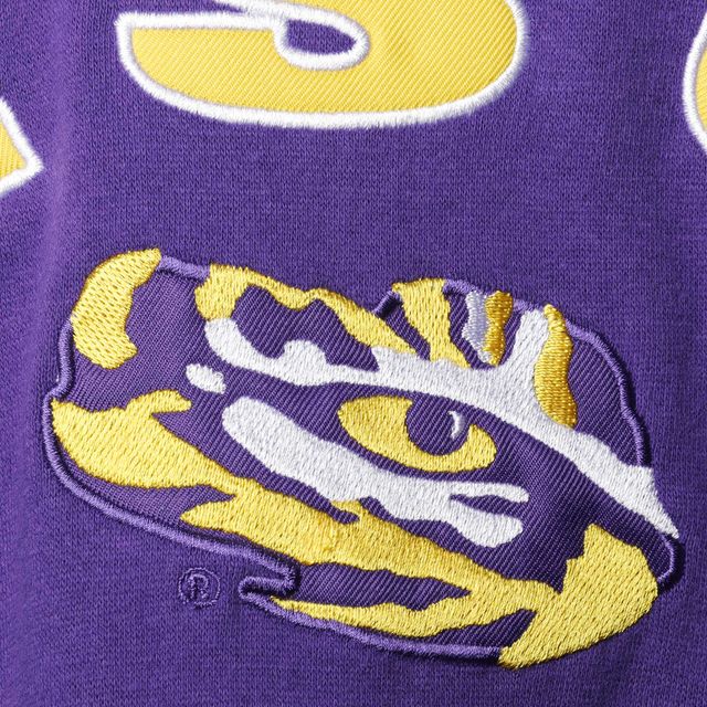 Sweat à capuche Colosseum Purple LSU Tigers Loud and Proud pour femme