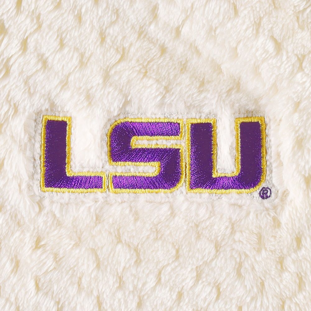 Women's Columbia Cream LSU Tigers Fireside II Sherpa Full-Zip Jacket