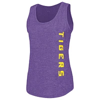 Débardeur violet Columbia LSU Tigers Cades Cape Omni-Wick Tri-Blend pour femme