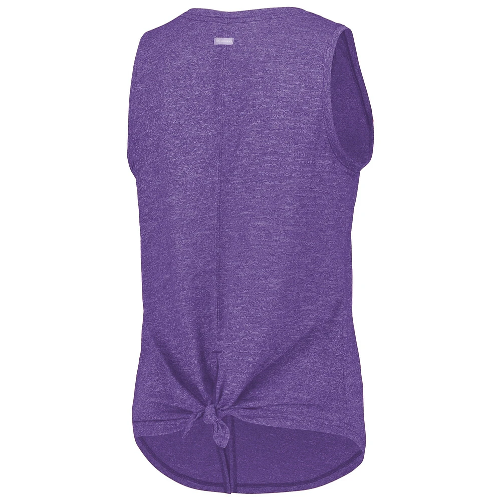 Débardeur violet Columbia LSU Tigers Cades Cape Omni-Wick Tri-Blend pour femme