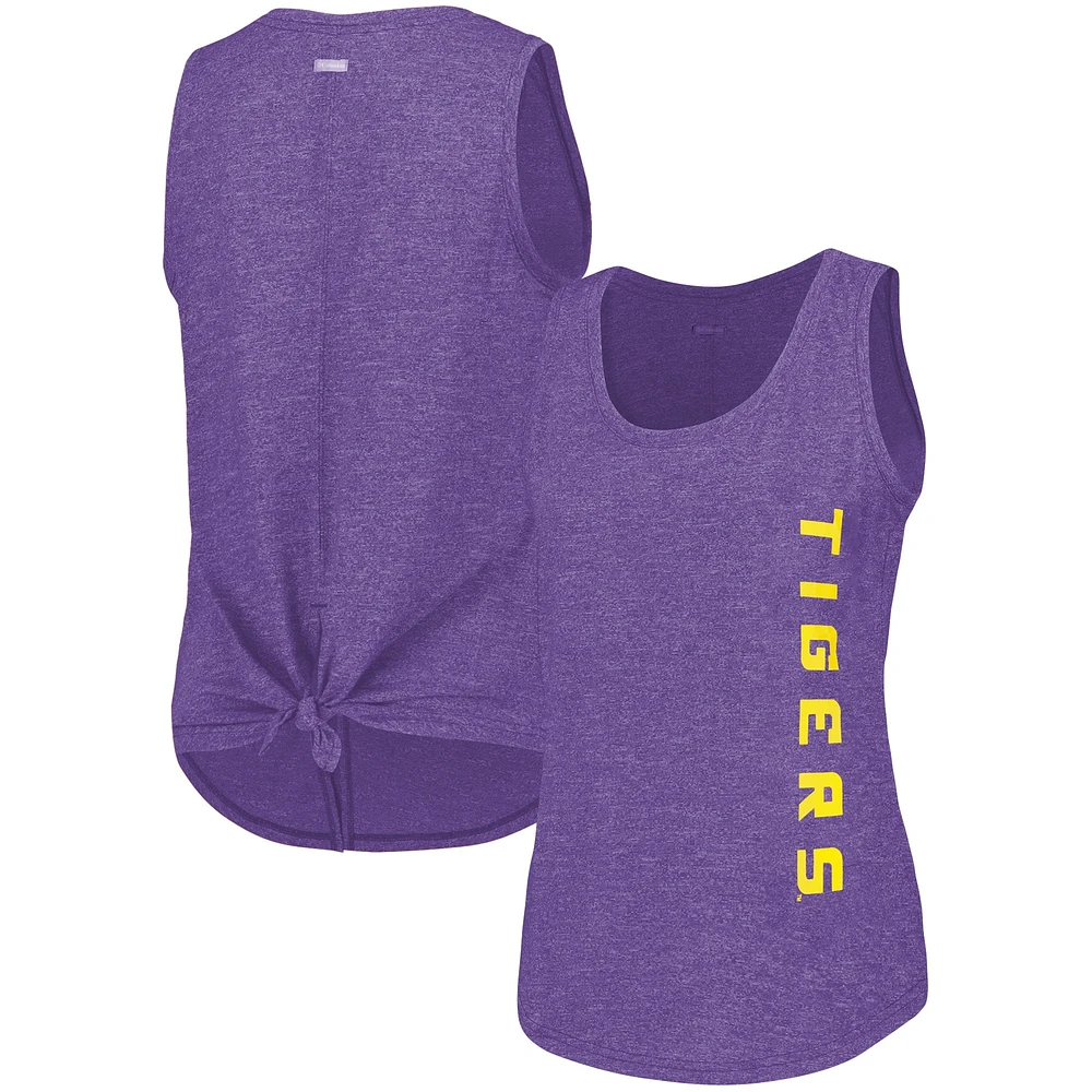 Débardeur violet Columbia LSU Tigers Cades Cape Omni-Wick Tri-Blend pour femme