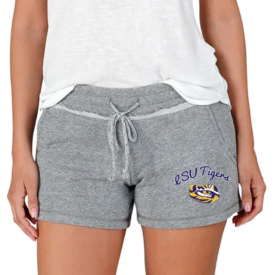 LSU Tigers Concepts Sport Women's Mainstream Terry Shorts - Gray