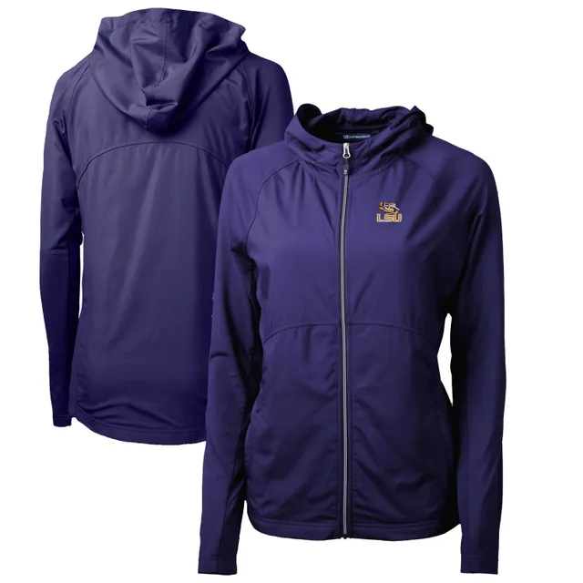 Women's Fanatics Branded Purple LSU Tigers Fleece Half-Zip Jacket