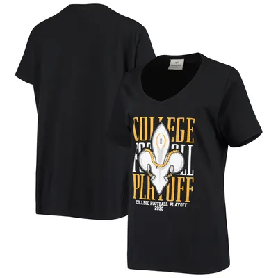 LSU Tigers Fanatics Branded Women's 2020 College Football Playoff Varsity T-Shirt - Black