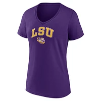 Women's Fanatics LSU Tigers Campus V-Neck T-Shirt