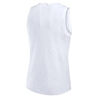 Women's Fanatics White LSU Tigers Activate Slub Tank Top