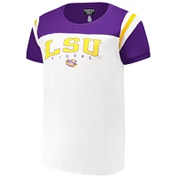 T-shirt Winning Gear blanc fanatiques pour femmes LSU Tigers grande taille