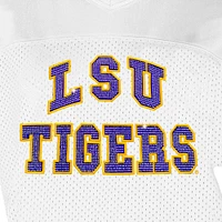 Women's Gameday Couture White LSU Tigers Until Kickoff Rhinestone Fashion T-Shirt