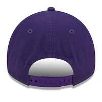 Casquette réglable New Era LSU Tigers Script 9TWENTY violette pour femme