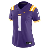 Women's Nike #1 Purple LSU Tigers Game Jersey