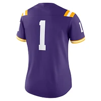 Women's Nike #1 Purple LSU Tigers Game Jersey