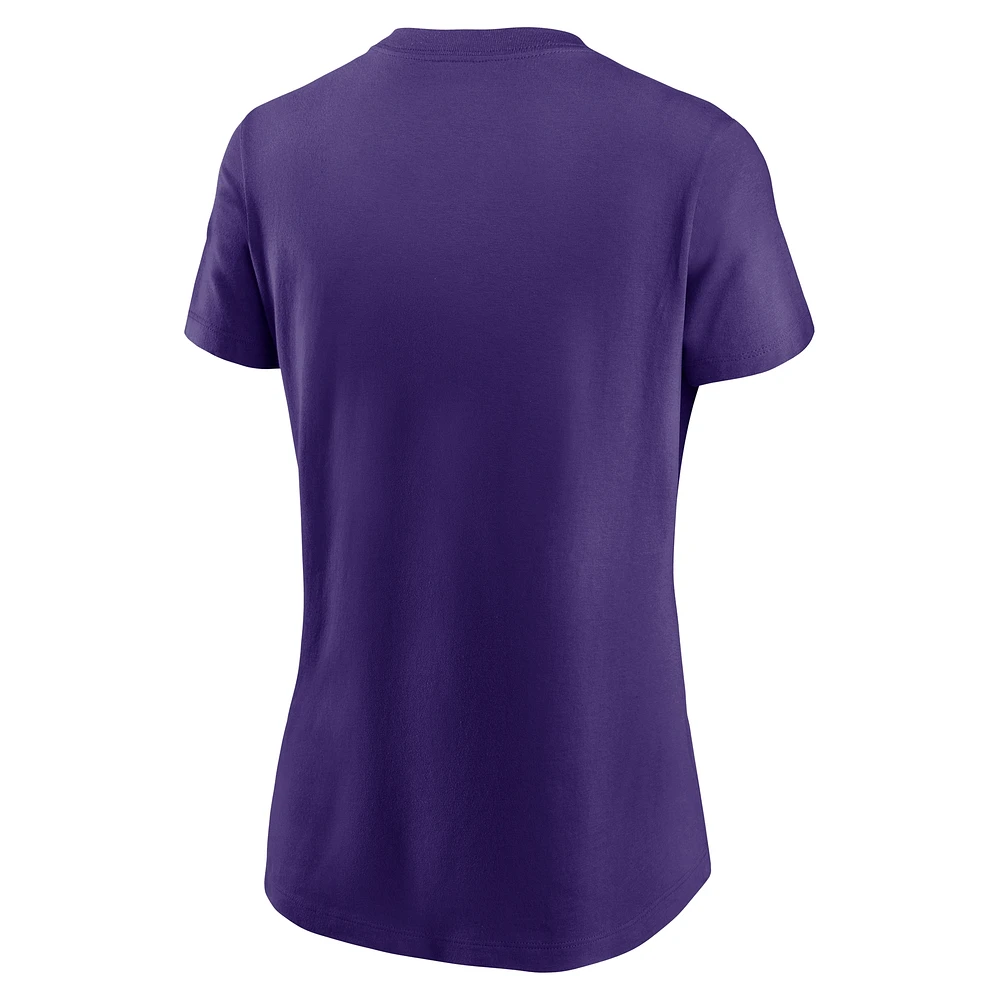 Women's Nike Purple LSU Tigers Local Script T-Shirt
