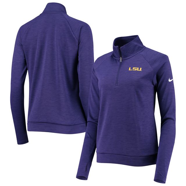 Veste pour femme Nike LSU Tigers Pacer Raglan Performance pourpre