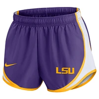 Women's Nike Purple LSU Tigers Spring Break Tempo Performance Shorts