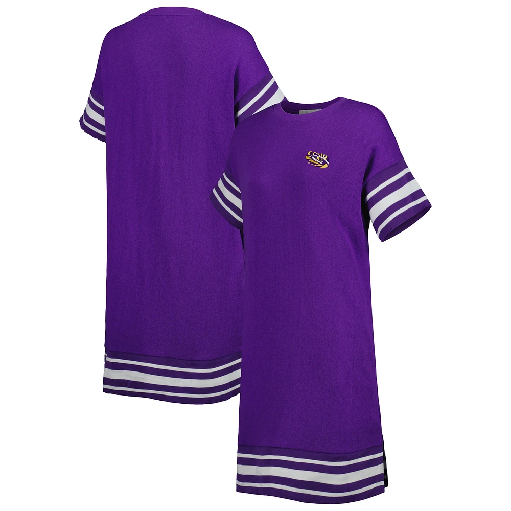 Robe t-shirt Touch Purple LSU Tigers Cascade pour femme