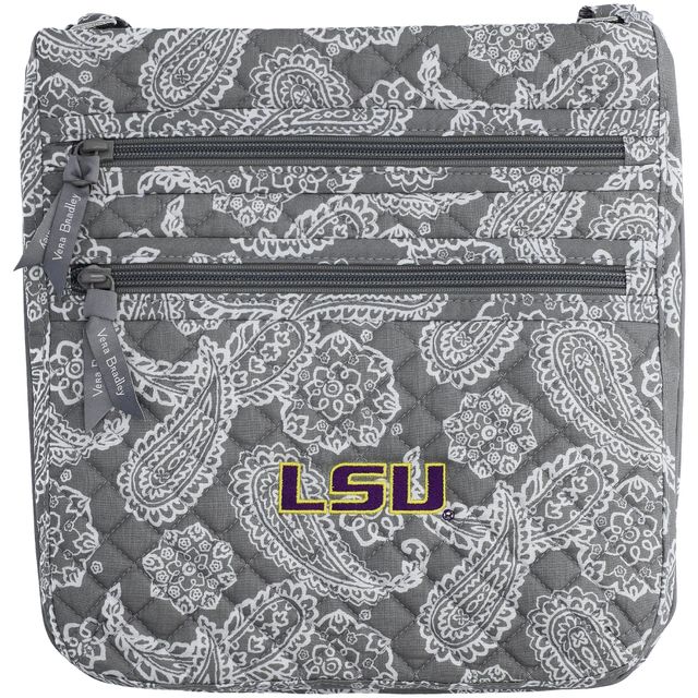 Vera Bradley LSU Tigers Iconic Triple-Zip Bandana Hipster Crossbody Purse