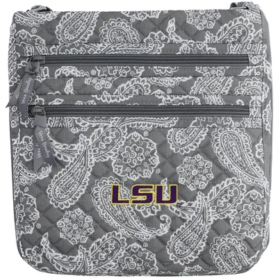 LSU Tigers Vera Bradley Women's Iconic Triple-Zip Bandana Hipster Crossbody Purse