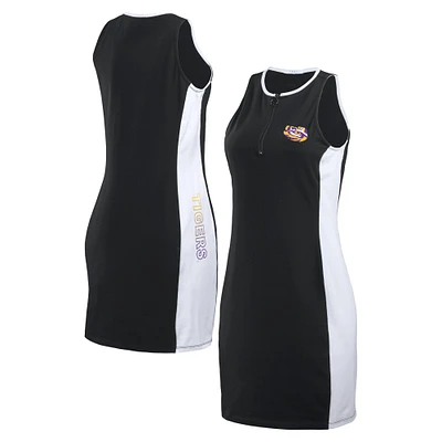 Women's WEAR by Erin Andrews Black LSU Tigers Bodyframing Tank Dress