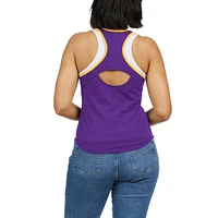 Women's WEAR by Erin Andrews Purple LSU Tigers Open Hole Razorback Tank Top