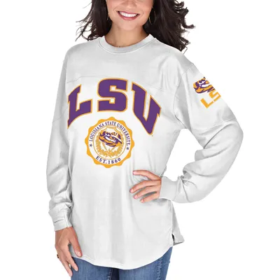 LSU Tigers Women's Edith Long Sleeve T-Shirt - White