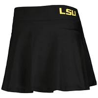 Jupe-short fluide LSU Tigers ZooZatz pour femme noire