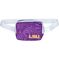 Sac banane réglable ZooZatz LSU Tigers avec ceinture tourbillonnante pour femme