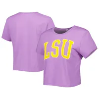 Lids Clemson Tigers ZooZatz Women's Colorblock Cropped T-Shirt