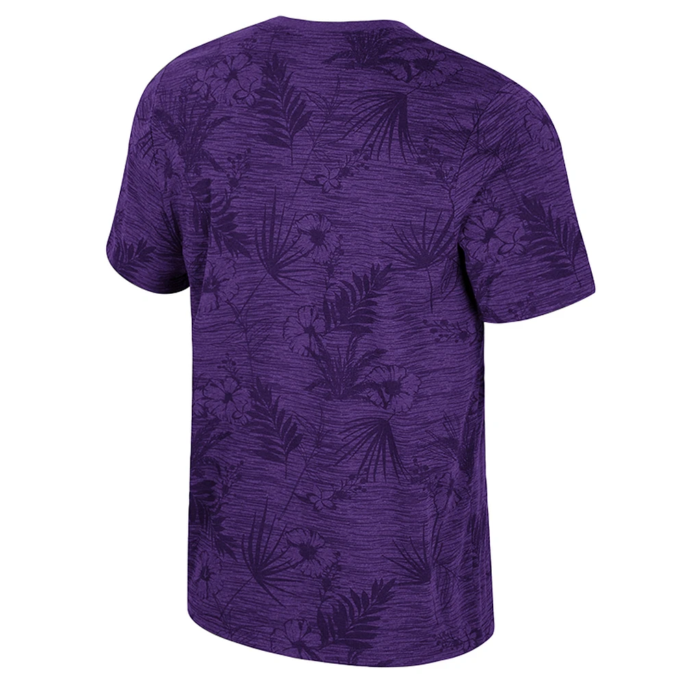 Youth Colosseum  Purple LSU Tigers Fern T-Shirt