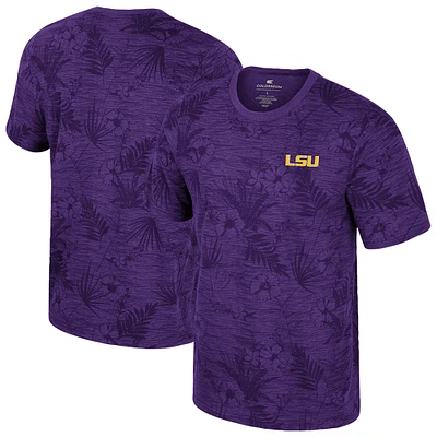 Youth Colosseum  Purple LSU Tigers Fern T-Shirt