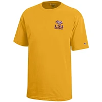 T-shirt champion national de baseball à six reprises des Tigers LSU, la jeunesse, or