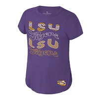 Youth Colosseum Purple LSU Tigers Rogan T-Shirt