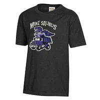 T-shirt noir LSU Tigers Dino Truck ComfortWash pour jeunes