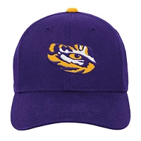 Youth Fanatics Purple LSU Tigers Logo Adjustable Hat