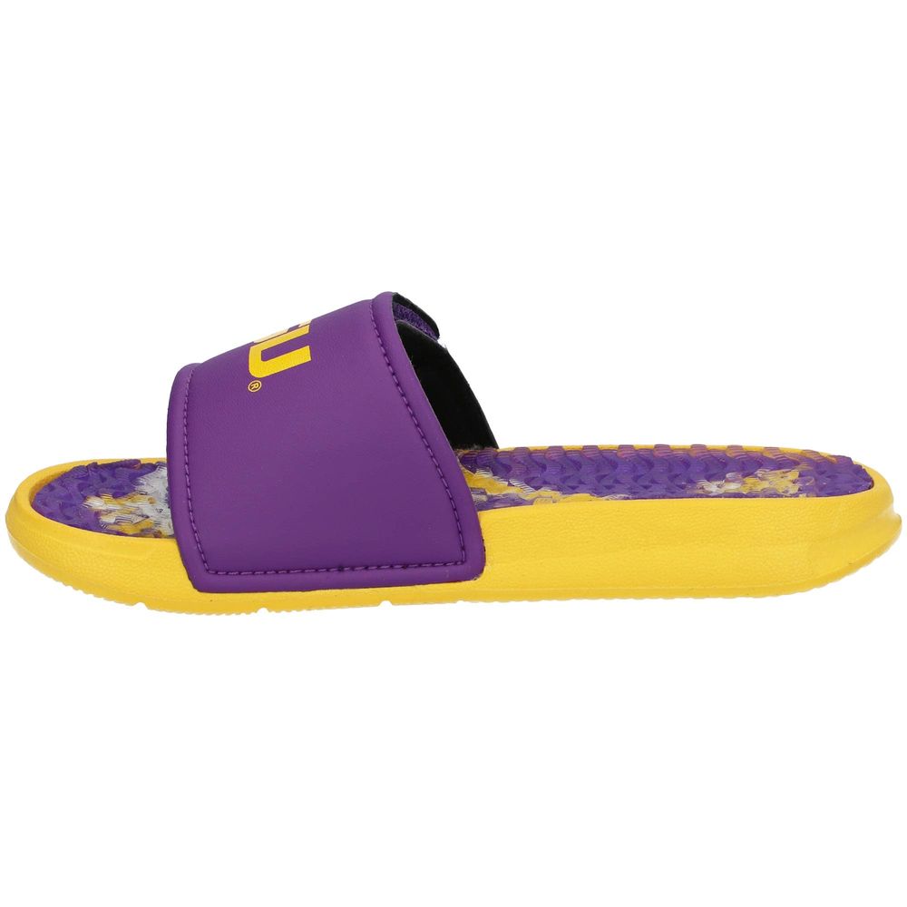 Youth FOCO LSU Tigers Gel Slide Sandals